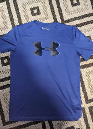 Футболка спортивная для бега зала under armour heat gear