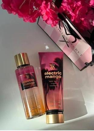 Парфюмированный мист, спрей виктория секрет оригинал electric mango victoria’s secret