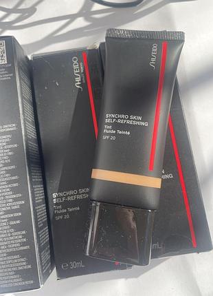 Оригінал. shiseido synchro skin self-refreshing foundation зволожуючий тональний крем spf 20 👉🏻обʼєм 30 мл