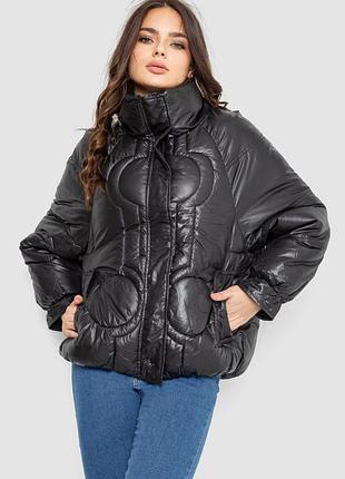Куртка женская демисезонная, цвет черный