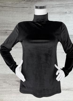 Жіноча водолазка з велюру