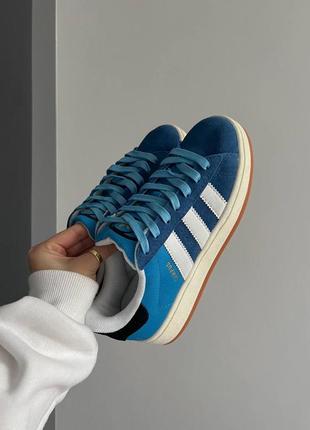 Кроссовки adidas campus 00's bright blue dark marine10 фото