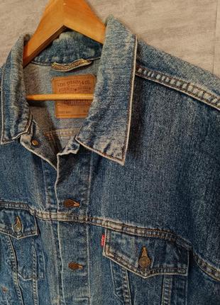 Винтажная джинсовая куртка джинсовка левис vintage levi's trucker jacket made in usa levis