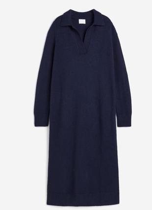 Платье с воротником поло h&m,p.m-l