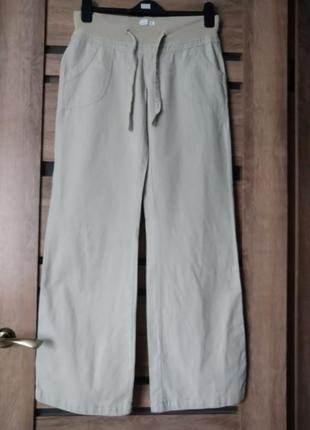 Стильные коттоновые летние брюки на резинке vero moda