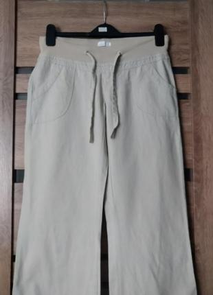 Стильные коттоновые летние брюки на резинке vero moda2 фото