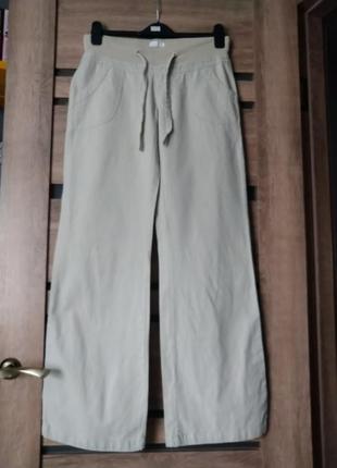 Стильные коттоновые летние брюки на резинке vero moda3 фото