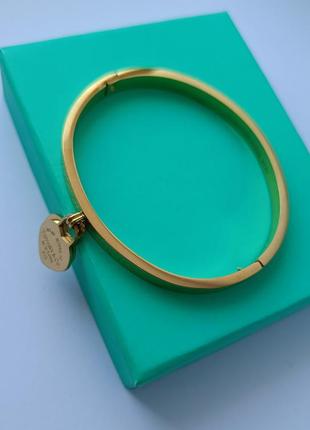 Браслет в стиле тиффани с двумя сердцами2 фото