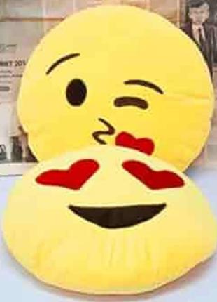 Мягкие плюшевые подушки (emoji смайлики)2 фото