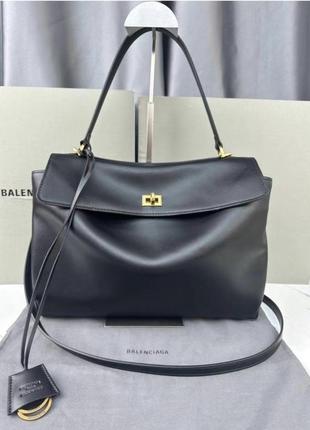 Сумка в стиле balenciaga rodeo кожа