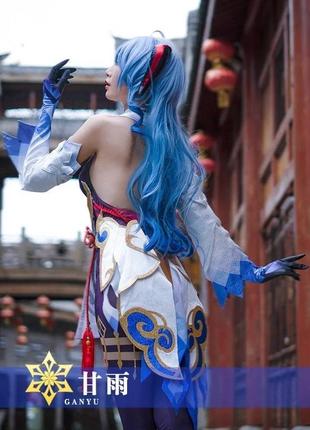 Парик гань юй геншин импакт - genshin impact cosplay ganyu аниме косплей