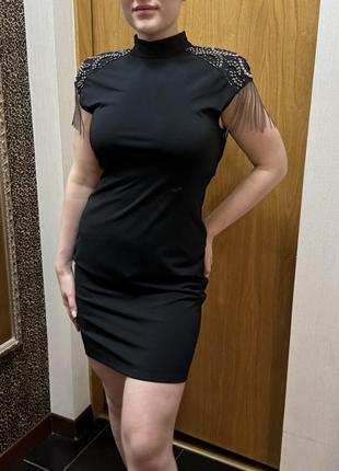 Чёрное платье,вечернее платье ,платье мини,классическое платье4 фото