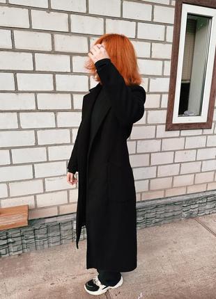 Шоколадное пальто хс
