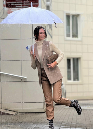 Сапожки резиновые ☔на  устойчивом каблуке не промокаемые в принт ромбик хит 2024 силиконовые