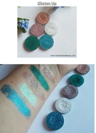 Глітери палетка тіні змінний блок revolution pro magnetic glitter eyeshadow5 фото