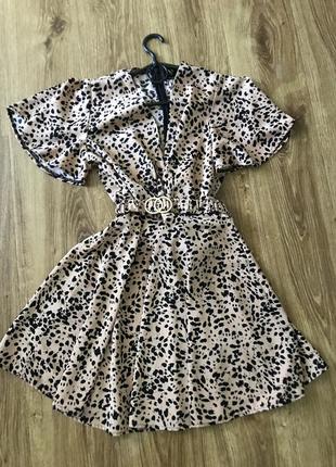 Сукня жіноча m-l, леопардовий принт