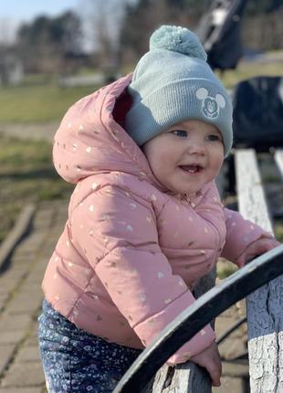 Курточка на дівчинку 9-12 м