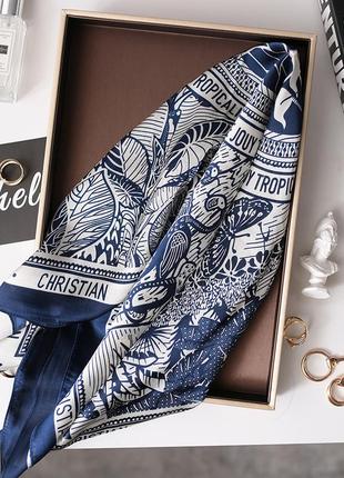 Хустка хустинка бандана на голову пов'язка на сумку на шию косинка платочек платок 12177