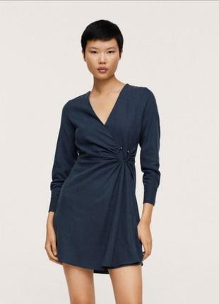 Базова сукня темного кольору mango