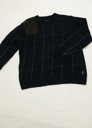 Шерстяной свитер barbour оригинальный английский кофта тёплый