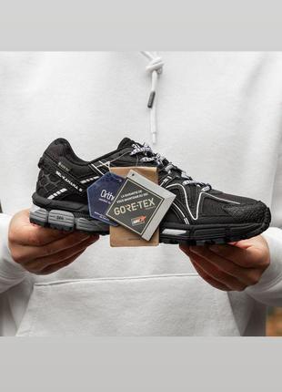 Водонепроницаемые термо кроссовки asics gel-kahaha gore-tex 
black grey