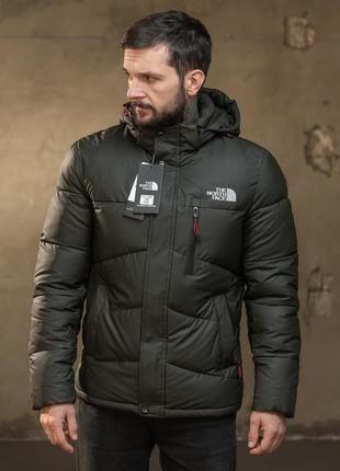 Куртка зимняя хаки the north face