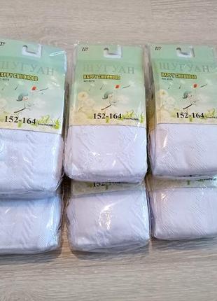 Білі колготки на дівчинку 152-164 4