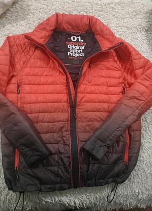 Микропуховик хамелеон спортсерия superdry