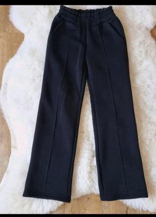 Теплі штани-палаццо для дівчинки