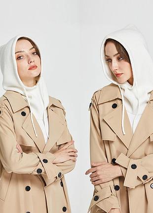 В язаний капюшон