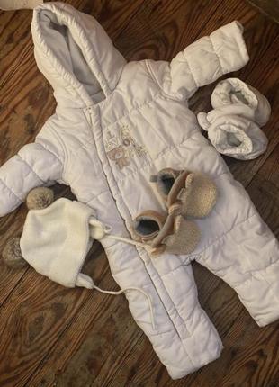 Демісезонний зимовий комбінезон 68-74 розмір