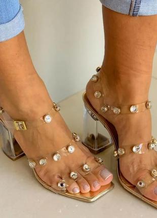 Босоножки со стразами svetonio итальялия