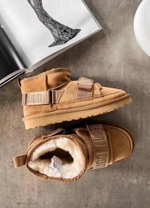 Угги угг уггі Bluzy ugg classic ultra mini hybrid boot chestnut