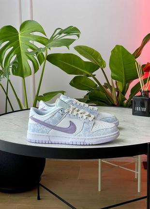 Женские кроссовки nike lebron low purple pulse white/ light blue dm9467-500