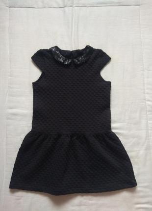 Платье на девочку со съемым воротником okaidi