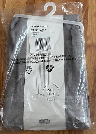 Занавеска sinsay 140/260