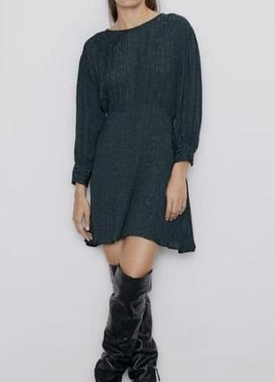 Сукня zara смарагдового кольору
