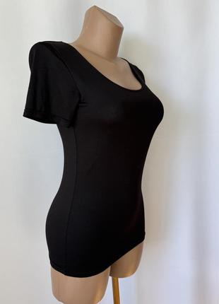 Uniqlo heattech черная футболка нижний слой термобелье