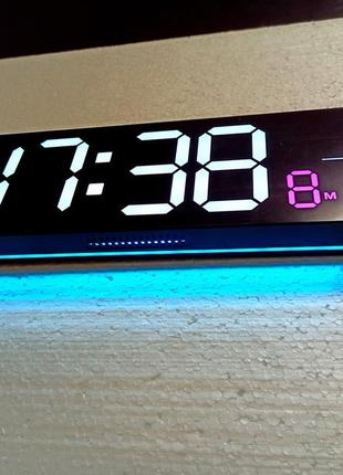 Годинник електронний led часы светодиодные5 фото