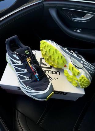 salomon 2.5l  xt-6 gtx “night sky china blue”