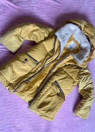 Куртка zara пуховик