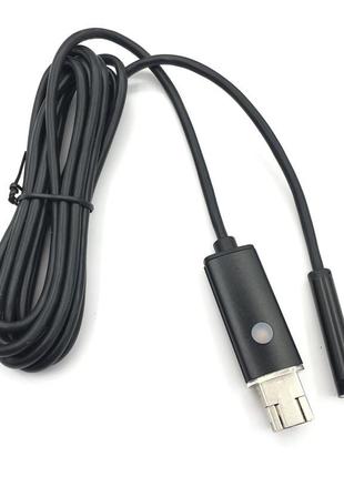 Эндоскоп бороскоп usb web камера (андроид otg) глазок наблюдения 1м2 фото