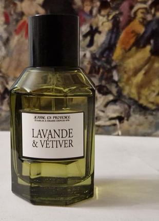 Туалетна вода jeanne en provence lavande &amp; vetiver, 100 мл