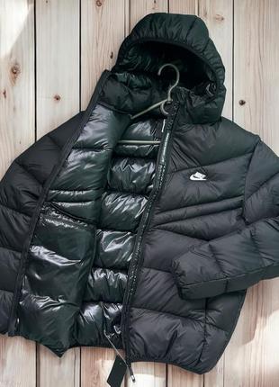 Мужская зимняя куртка jacquard nike,турция2 фото