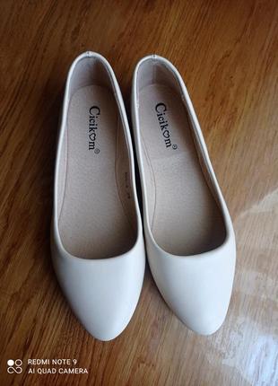 Туфли лодочки, балетки, лодочки 37,5, 38 размер