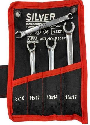 Ключи полуоткрытые для тормозных шлангов silver