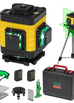 3d лазерний рівень stif germany 2 акб  + штатив та мікроліфт у подарунок