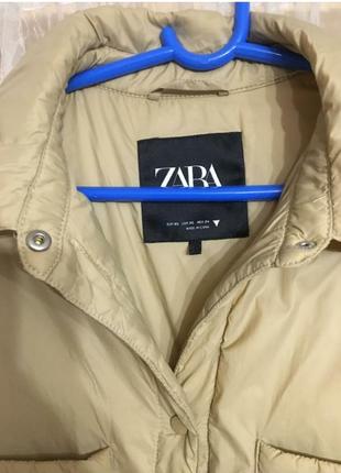 Zara p.xs деми рубашка рубашка куртка в виде hm mango bershka4 фото