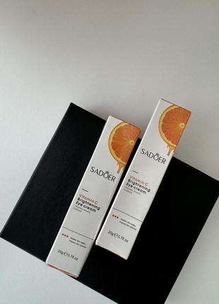 Крем для кожи у глаз vitamin c brightening eye cream sadoer, 20 г