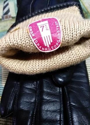 Перчатки кожанные, р.7 и 1/4, из германии, новые.